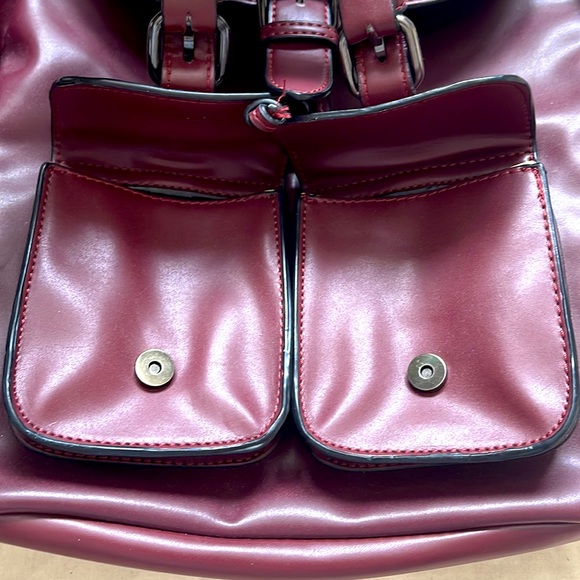 HIBOU By Little Burgundy Red Backpack - Picture 4 of 7